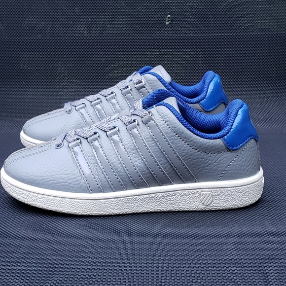K-Swiss Classic VN Sneakers Gray/Blue leather Size 13.5 little boy - Picture 5 of 16
